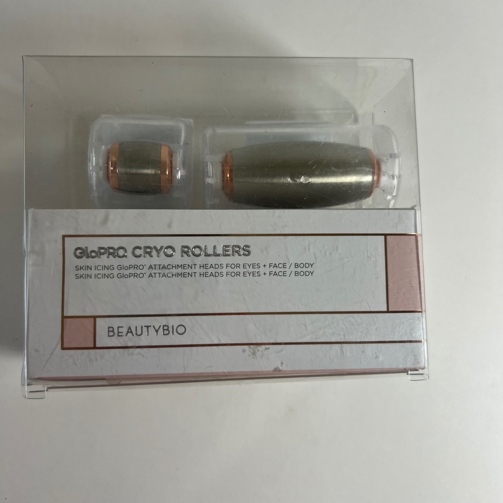 BeautyBio GloPRO Cryo Rollers Skin Icing Attachment Heads Eyes Face Body NOB